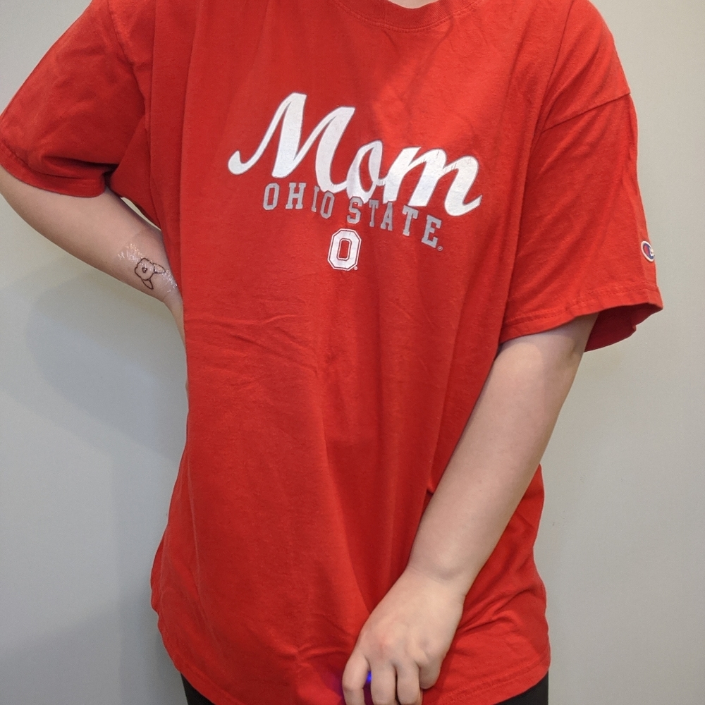 Champion OSU mom tee